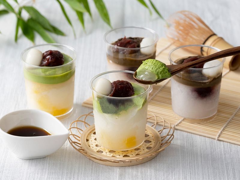 HFQ-01Aホシフルーツ黒蜜で食べるクリームあんみつ５個 (5)