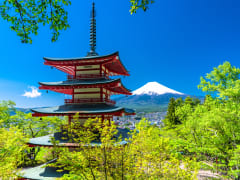 Japan_Yamanashi_Chureito Pagoda_pixta_78255874_M