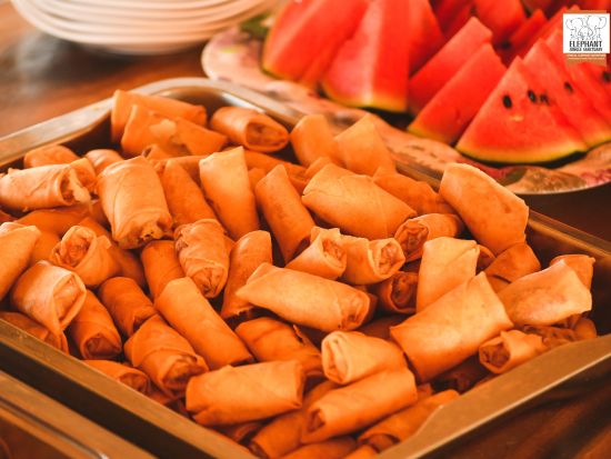 【パタヤ発】ゾウの保護区でふれあいエコツアー 餌やり・水浴び・泥んこスパ・紙づくり体験 写真撮影サービス付き！＜午前・午後／英語ガイド／食事付／ホテル送迎付＞