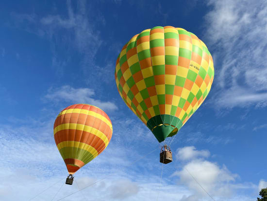 熱気球体験 ニセコ連峰の絶景を空から満喫！乗った人しか味わえない北海道の壮大な景色を堪能♪＜6月1日〜9月30日／早朝or夕方／ニセコ＞ 