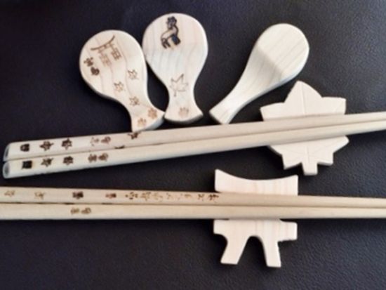 宮島名産しゃもじ 「オリジナルしゃもじ」手づくり体験　焼印や写絵の選べる組み合わせ＜宮島＞