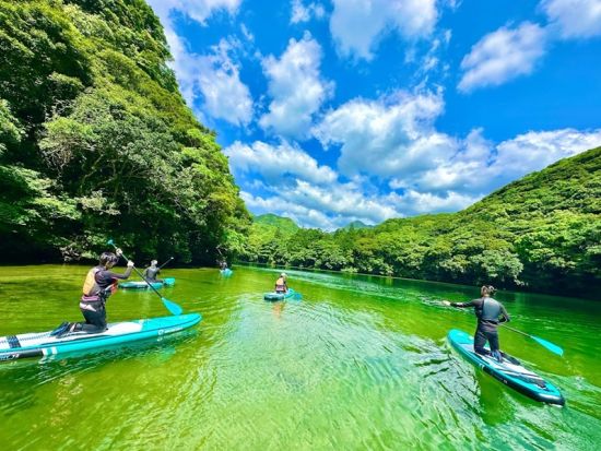 SUP体験　ダイナミックに広がる屋久島の川をSUPでクルージング 体験中の写真プレゼント付き by GUIDE OFFICE 屋久島