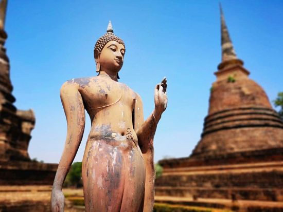 世界遺産スコータイ日帰りツアー　スコータイ歴史公園＋シーサッチャナーライ歴史公園＜タイ料理ランチ付き／日本語ガイド／往復航空券付き／バンコク発＞