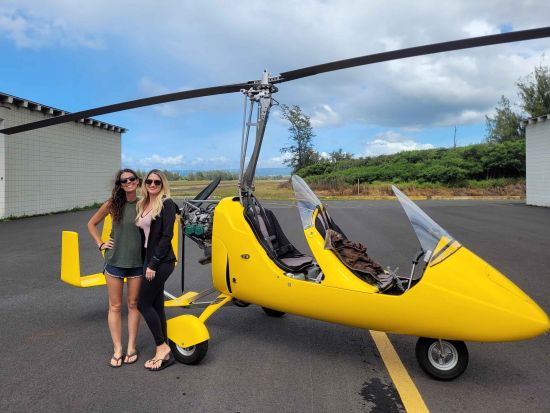 ジャイロプレーン遊覧飛行　人気の小型飛行機に乗って、パイロットと1対1のプライベートフライト！＜フライト30分／英語パイロット＞by Skyland Air