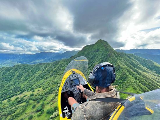 ジャイロプレーン遊覧飛行　人気の小型飛行機に乗って、パイロットと1対1のプライベートフライト！＜フライト30分／英語パイロット＞by Skyland Air