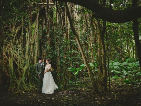 屋久島 ウェディングフォト　ご希望のロケーション優先で3,4ヶ所で撮影、レタッチ済みフォト200カット＆ドローン撮影付き by STUDIO CANVAS 