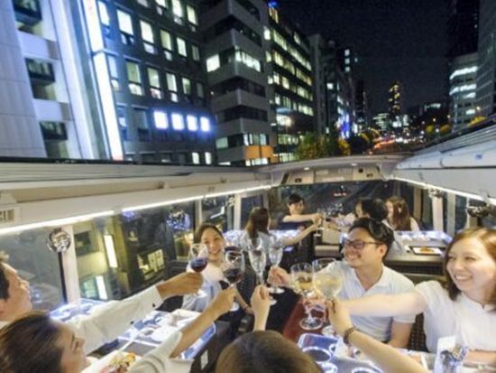 東京レストランバス ディナーコース【和食コース】お食事を楽しみながら東京観光＜東京駅発＞