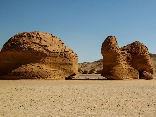 世界遺産クジラの谷とワディ・エル・ライアン自然保護区 日帰り観光ツアー　マジックレイク湖畔でピクニックランチ付き＜日本語／送迎付／カイロ発／専用車＞