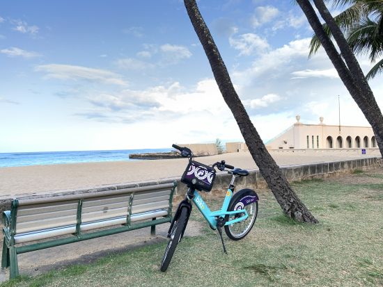 バイクシェアサービス「Biki（ビキ）」カード　ホノルル市内をシェア自転車で自由に観光！＜60分または200分＞