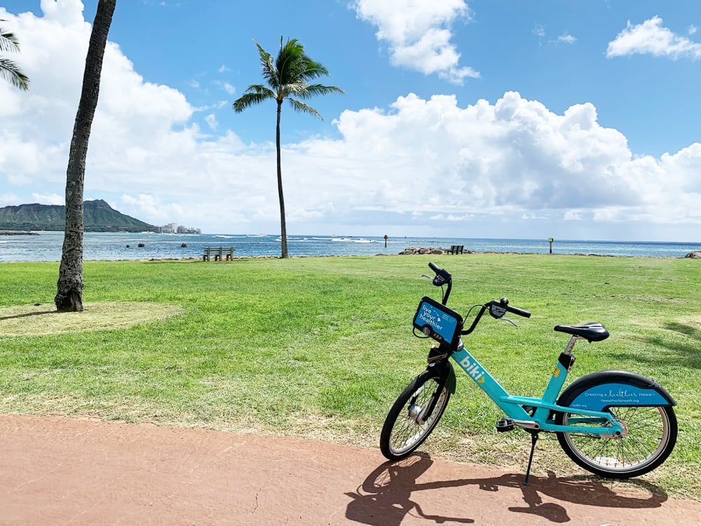 バイクシェアサービス「Biki（ビキ）」カード ホノルル市内をシェア