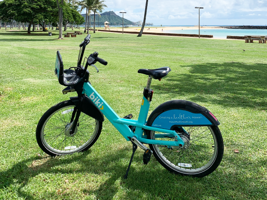 バイクシェアサービス「Biki（ビキ）」カード　ホノルル市内をシェア自転車で自由に観光！＜60分または200分＞