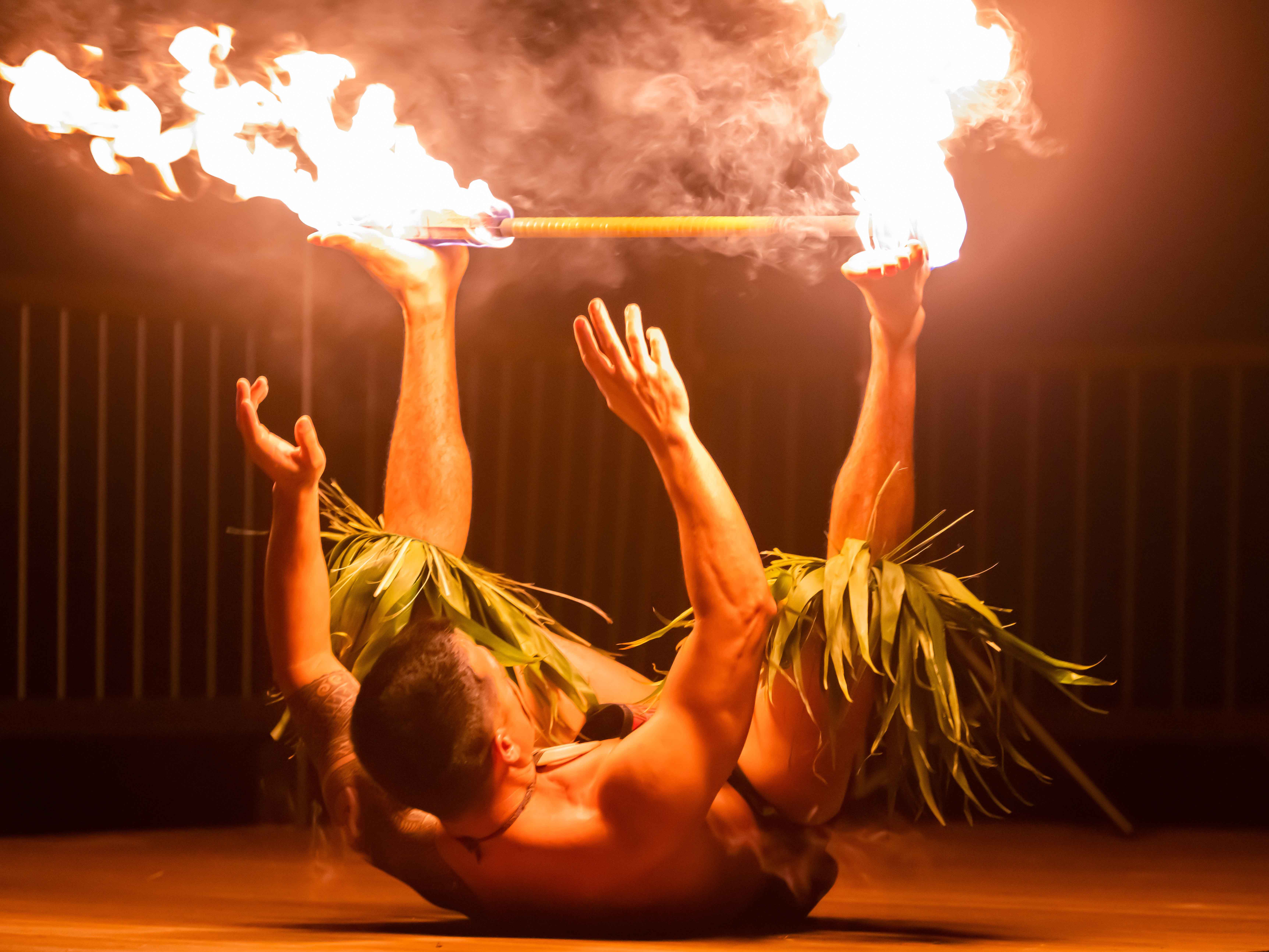 Gilligans' Island Luau - Fireknife Dance, Dinner & Show at Maui