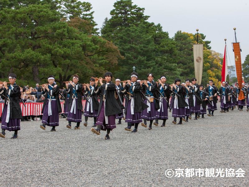 時代祭　維新勤王隊列（京都市観光協会貸出画像）