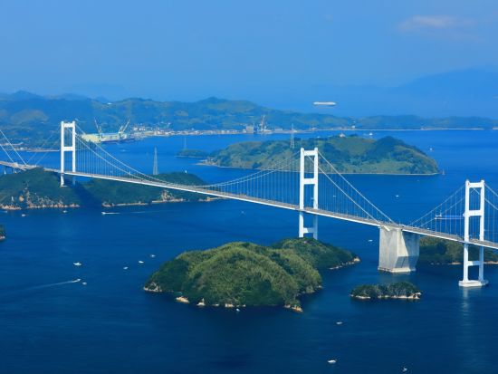 貸切観光タクシー しまなみ海道を制覇！ 生口島たっぷり観光＆来島海峡急流観潮船へもご案内＜6時間半／1-9名／尾道発着＞4名参加で1名13455円～by大平交通