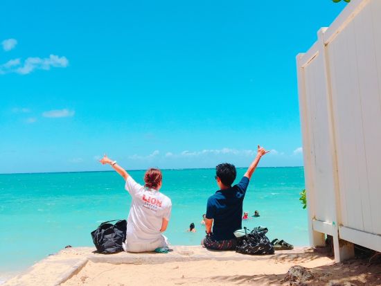 カイルア＆ハレイワ観光ツアー　選べる徒歩観光または電動自転車レンタル　ガイドが付かない自由なツアー！ブーツ＆キモズのパンケーキ事前注文可能＜7時間／送迎付き＞