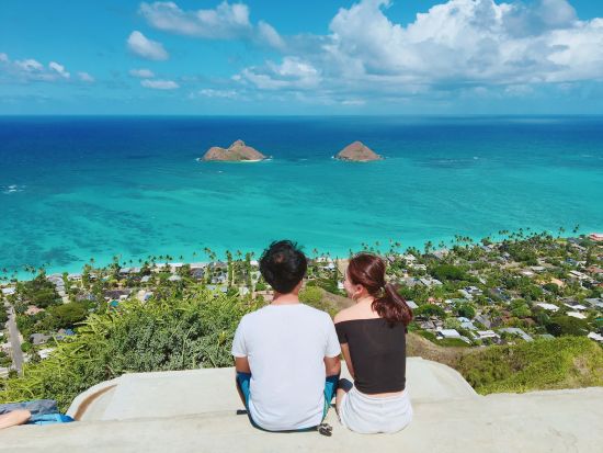 カイルア観光ツアー　電動自転車で全米No.1のラニカイビーチなどを巡る！ガイドが付かない自由なツアー　ブーツ＆キモズのパンケーキ事前予約可能＜8時間／送迎付き＞
