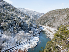 【貸切】京都・亀岡 保津川下り 1グループで貸切利用できる！絶景・伝統・激流を楽しむ日本最古の川下り ＜亀岡〜嵐山 約2時間＞の写真