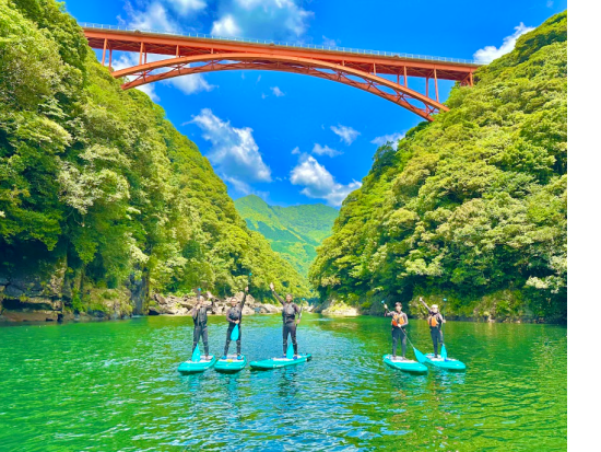 SUP体験　ダイナミックに広がる屋久島の川をSUPでクルージング 体験中の写真プレゼント付き by GUIDE OFFICE 屋久島