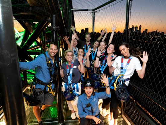 Zip+Climb skyview night 1