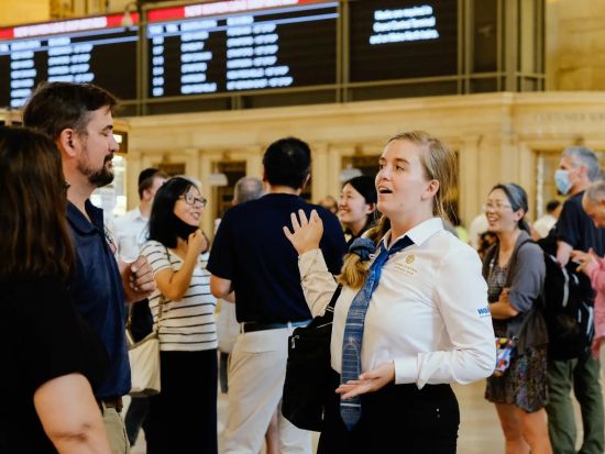 グランド・セントラル駅　公式の専門ガイドと歴史的建造物を探索するウォーキングツアー ＜英語ガイド＞