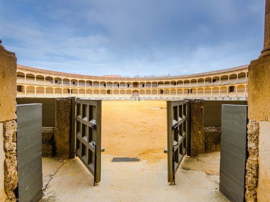 plaza toros ronda-interior