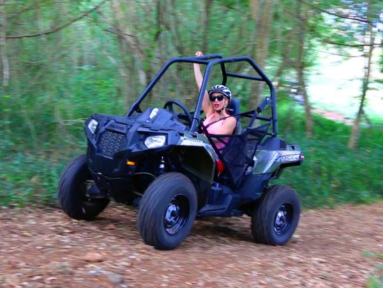 四輪バギー体験＋グロットシュノーケリング　人気アクティビティのセットプラン＜送迎あり＞ byマリアナス トレッキング