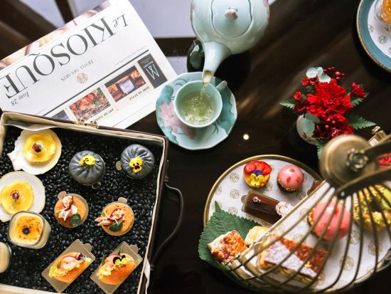 夜便でご帰国の方向け！5つ星ホテル「デザールサイゴンMギャラリーコレクション」にてマッサージorアフタヌーンティー＜ホーチミン市内ホテルお迎え＆空港お送り＞