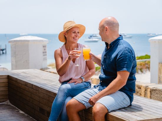 Couple at Thomson Bay Rottnest