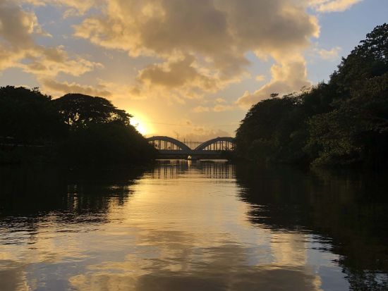 サンセットSUPツアー　ハレイワの穏やかな水上から夕日を堪能！＜2時間／英語ガイド＞by Rainbow Watersports