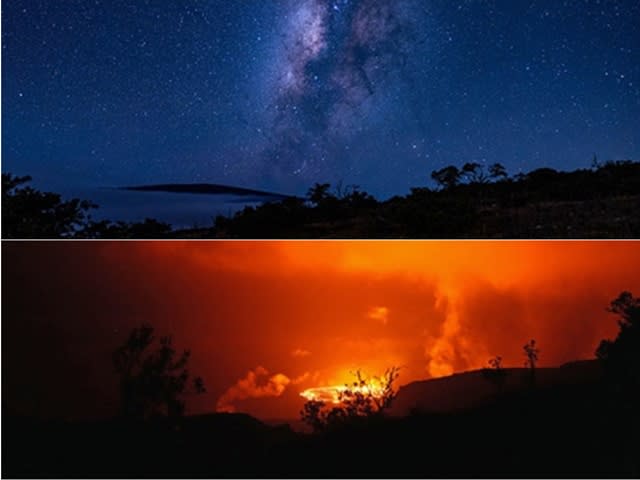 貸切チャーター（1-10名）キラウエア火山観光とマウナケア山麓 星空