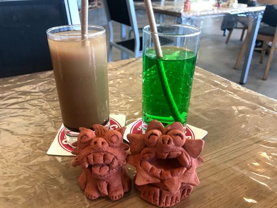 ドリンク付き作り体験完成