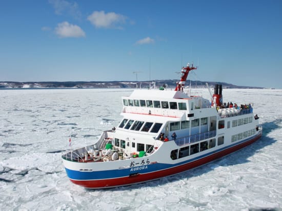 網走流氷観光砕氷船おーろら　流氷クルーズ乗船チケット 冬の北海道で神秘的な流氷観光！事前予約でおトク♪＜2025年1月20日～3月14日／網走＞