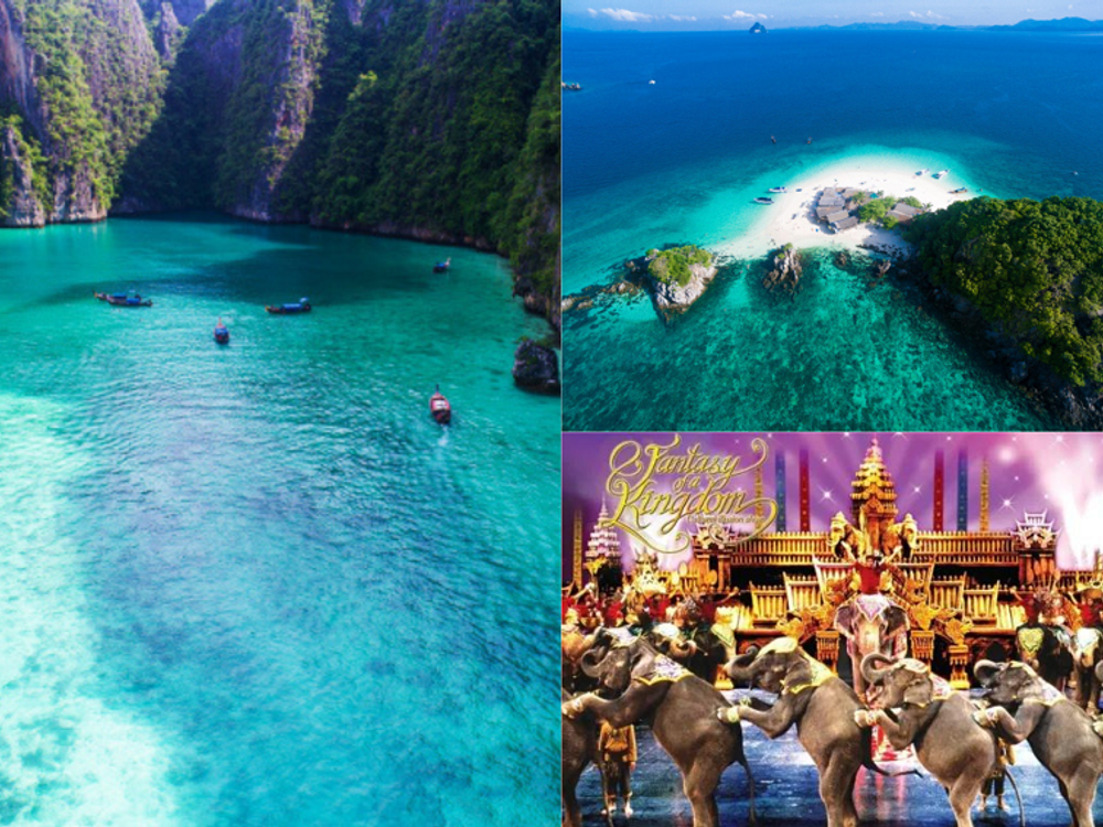 絵　プーケット　ピピ島　ケース付き ピピ島⇔プーケット 乗船チケット＜スピードボート／午前・午後