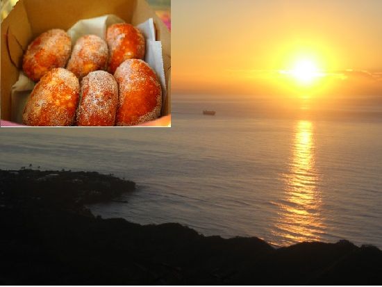 ダイヤモンドヘッド日の出ハイキング＋マラサダ付きツアー　アサイボウル付きプランあり＜午前＞