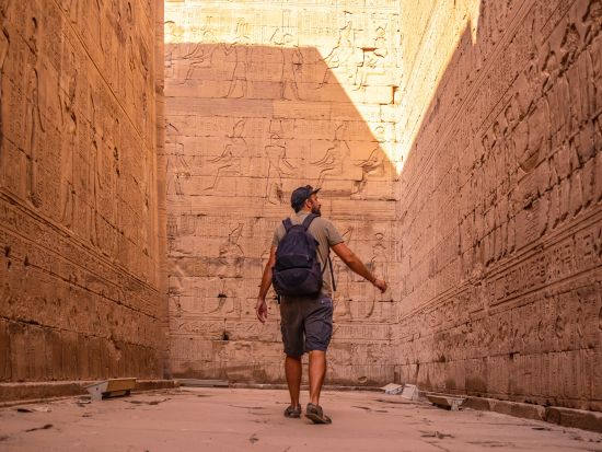 アスワン発ルクソール着　コムオンボ神殿＆エドフ・ホルス神殿 1日観光ツアー ＜貸切／日本語または英語ガイド／チップ込み＞