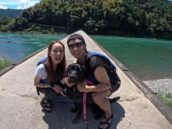 【愛犬連れOK】SUPとカヌーを融合させた「ZAB」ツアー 愛犬と一緒に仁淀川を水上散歩 5歳～参加OK＜3時間／午前 or 午後／3～11月／越知町＞