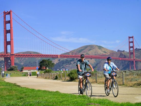 サンフランシスコ＆サウサリート サイクリングツアー　アルカトラズ島入場券付き ＜2日間／英語ガイド＞
