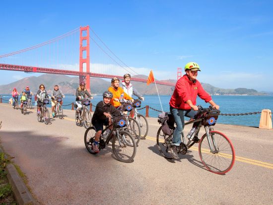 サンフランシスコ＆サウサリート サイクリングツアー　アルカトラズ島入場券付き ＜2日間／英語ガイド＞