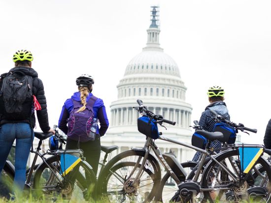 ワシントンD.C.　サイクリングツアー　キャピトル・ヒルや観光名所めぐり＆スポットでの撮影タイムあり＜2時間／英語ガイド＞by Unlimited Biking