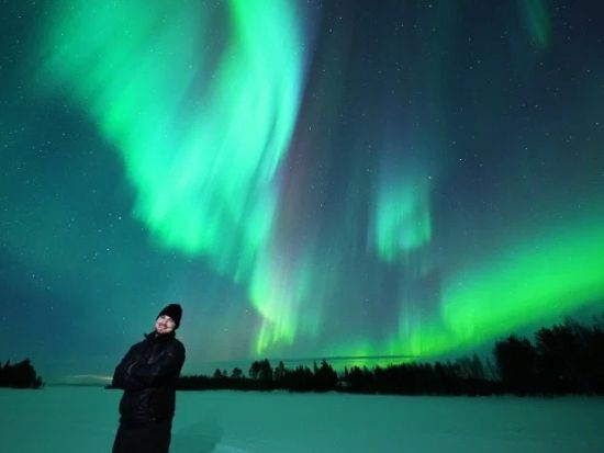 バスで行く！オーロラ ハンティングツアー＜8月～4月／英語／ロヴァニエミ発＞