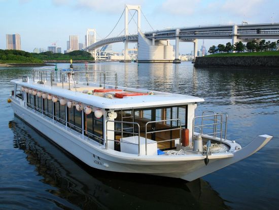 乗合屋形船  お台場周遊コース 会席料理＆飲み放題付！＜乗合／2名様より受付＞byなわ安