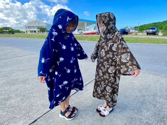 ⑦ポンチョもあります