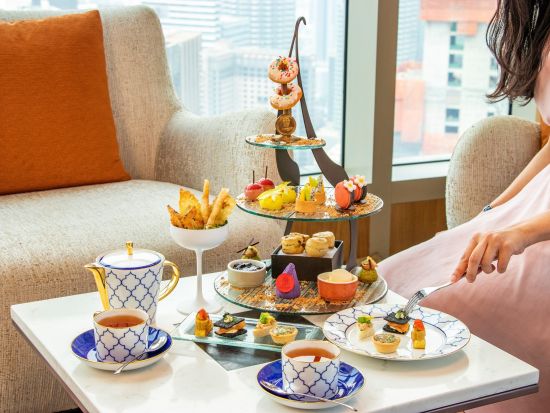 バンヤンツリーホテル アフタヌーンティー　食事券＆事前予約サービス　58階からの美しい景色とスイーツを楽しむ ＜午後／クアラルンプール＞