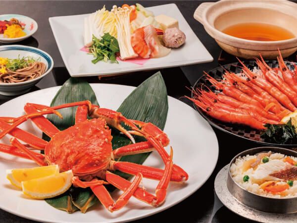 福井日帰りバスツアー 若狭・海鮮3大グルメ ずわい蟹1杯・甘えび・鯛