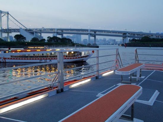 貸切屋形船 大江戸お台場＆お台場スカイツリーコース  自慢の選べるコース料理＋飲み放題付 ～全船スカイデッキ付で贅沢な景色を堪能～＜船内カラオケ完備＞by大江戸