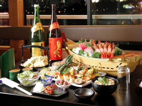 乗合屋形船 お台場スカイツリーコース  自慢の選べるコース料理＋飲み放題付 ～全船スカイデッキ付で贅沢な夜景を～＜ナイトクルーズ／2名～＞by大江戸