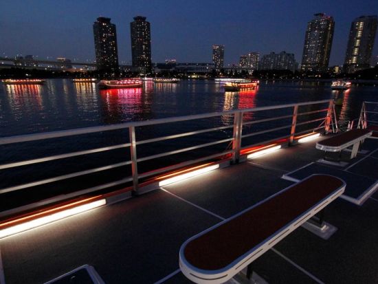 乗合屋形船 お台場スカイツリーコース  自慢の選べるコース料理＋飲み放題付 ～全船スカイデッキ付で贅沢な夜景を～＜ナイトクルーズ／2名～＞by大江戸