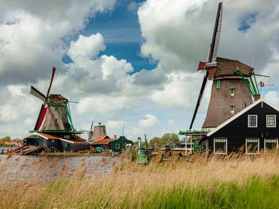 ザーンセ・スカンスの風車村＋フォーレンダム＋マルケン 半日観光ツアー アイセル湖ミニクルーズ付き＜チーズ試食付／英語／アムステルダム発＞