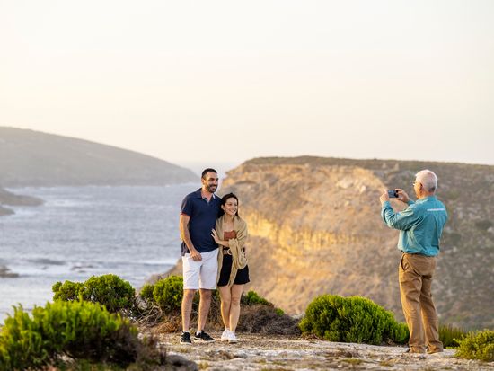 Lincoln National Park Couple with Guide