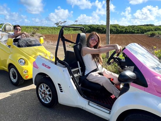 超小型EV「COMS」レンタル 電気自動車で宮古島を観光！環境と自然にやさしい超小型モビリティでいつもとは違うドライブを体験＜3時間～／宮古島＞